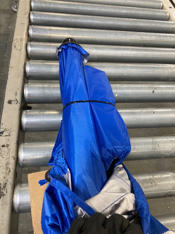 Photo 1 of ** BRAND NEW ITEM** Sport-Brella Premiere XL 9-Foot Umbrella - Heavy-duty 1.25" Center Pole & Twist Handle Auger - UPF 50+ Sun Protection - Privacy Side Panels, Zippered Windows & 2 Interior Pockets - Carry Bag Included