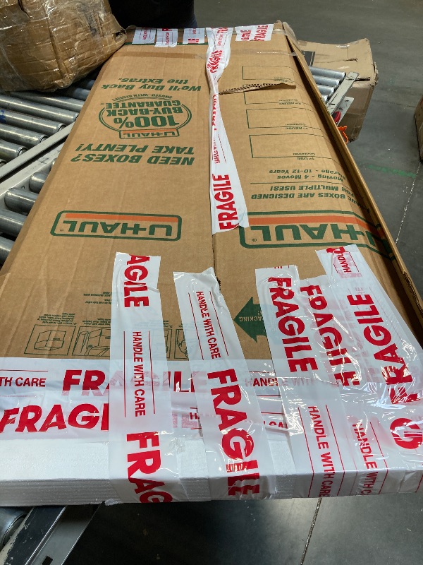 Photo 1 of ** USED/ MISSING CABLE/  UNTESTED** Hasipu 65"×22" LED Full-Length Mirror Crystal Crush Diamond, Wall Mounted Diamond Mirror Leaning for Living Room Bedroom Dimming & 3 Color Modes