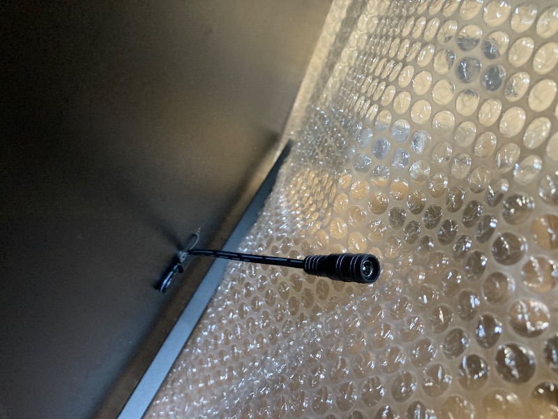 Photo 1 of ** USED/ MISSING CABLE/  UNTESTED** Hasipu 65"×22" LED Full-Length Mirror Crystal Crush Diamond, Wall Mounted Diamond Mirror Leaning for Living Room Bedroom Dimming & 3 Color Modes