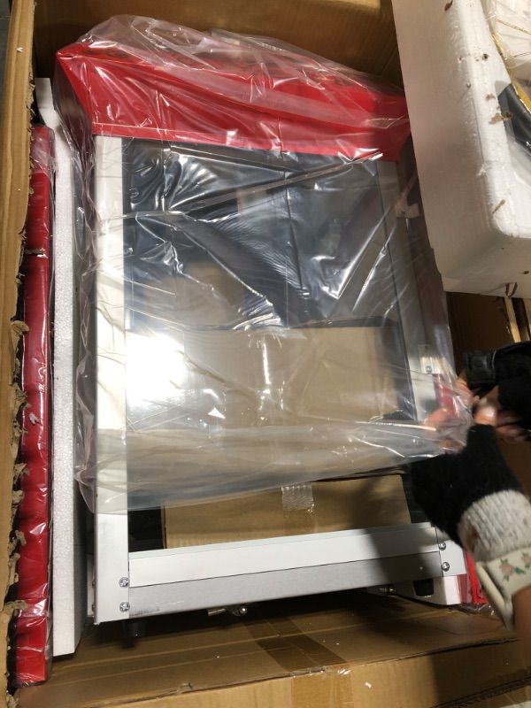 Photo 1 of ** FACTORY SEALED** Great Northern Popcorn Company 5995 10 oz. Perfect Popper Popcorn Machine with Cart - Red (5995 GNP Red 10oz. Full)