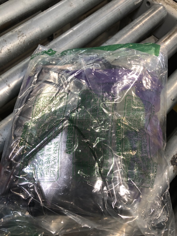 Photo 1 of ** wig missing ** C-ZOFEK US Size Purple Dress Cosplay Costume Halloween Outfit with Stockings (X-Large)