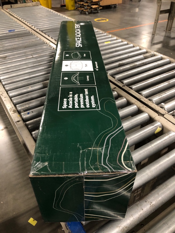 Photo 1 of ** FACTORY SEALED/ NO RETURNS ** ACACIA Space Camping Tent XL, 4-6 Person Large Family Tent with 6'10'' Height, 2 Doors, 8 Windows, Waterproof Pop Up Easy Setup Hub Tent with Rainfly, Footprint for Car Camping, Glamping, Moonstone