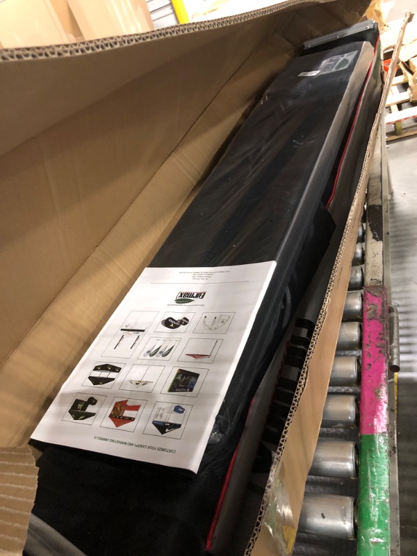 Photo 1 of ** BRAND NEW ITEM ** Eurmax USA Standard 10x10ft Patio Pop Up Canopy Tent for Outdoor Events Commercial Instant Canopies with Heavy Duty Roller Bag,Bonus 4 Canopy Sand Bags (Black)