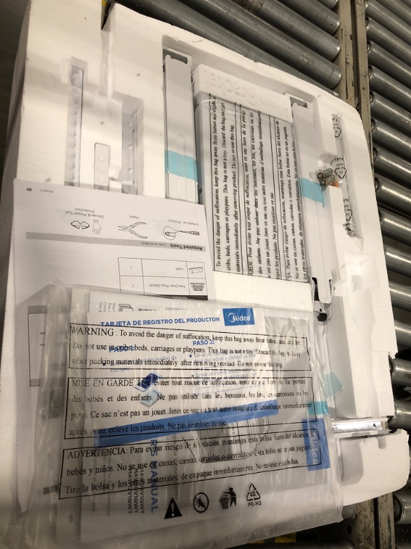 Photo 1 of ** NEW  TESTED FUNCTIONAL / INCLUDES MANUAL AND ALL ACCESSORIES ** FUMidea 12,000 BTU U Shaped Smart Inverter Window Air Conditioner - Cools 550 Sq Ft, Ultra Quiet with Open Window Flexibility - Alexa/Google Assistant Compatible - 35% Energy Savings, Remo
