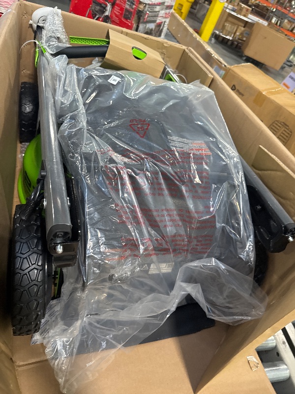Photo 1 of ** BRAND NEW ITEM / MISSING BATTERY AND CHARGER ** Greenworks 40V 21" Brushless Cordless (Self-Propelled) Lawn Mower (LED Headlight + Aluminum Handles)