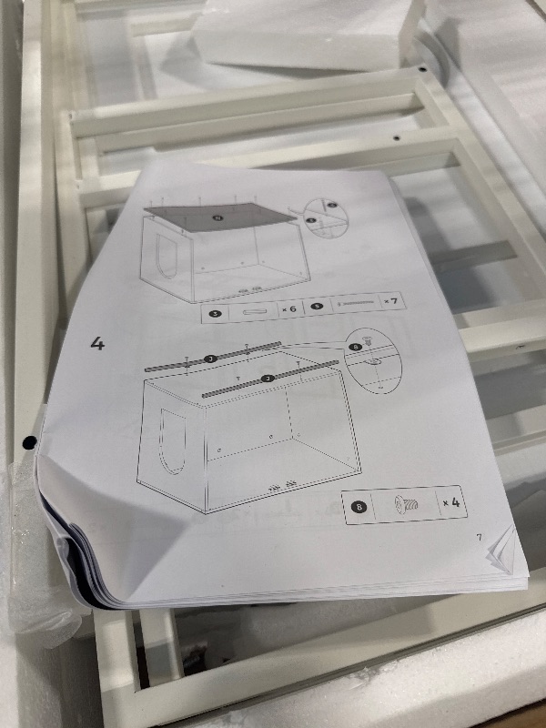 Photo 1 of ** USED** Feandrea Cat Litter Box Enclosure, Hidden Litter Box Furniture with 2 Storage Shelves, 2 Hooks, Spacious for Large Cats, Indoor Cat House, Snow White UPCL009W01