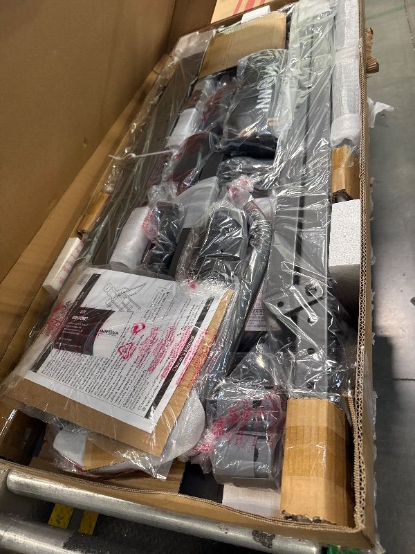 Photo 1 of ** NEW** INNOVA HEALTH AND FITNESS ITX9688 Heavy Duty Inversion Table, Extended Ankle Holding System, 300 lb Weight Capacity, Gray/Black