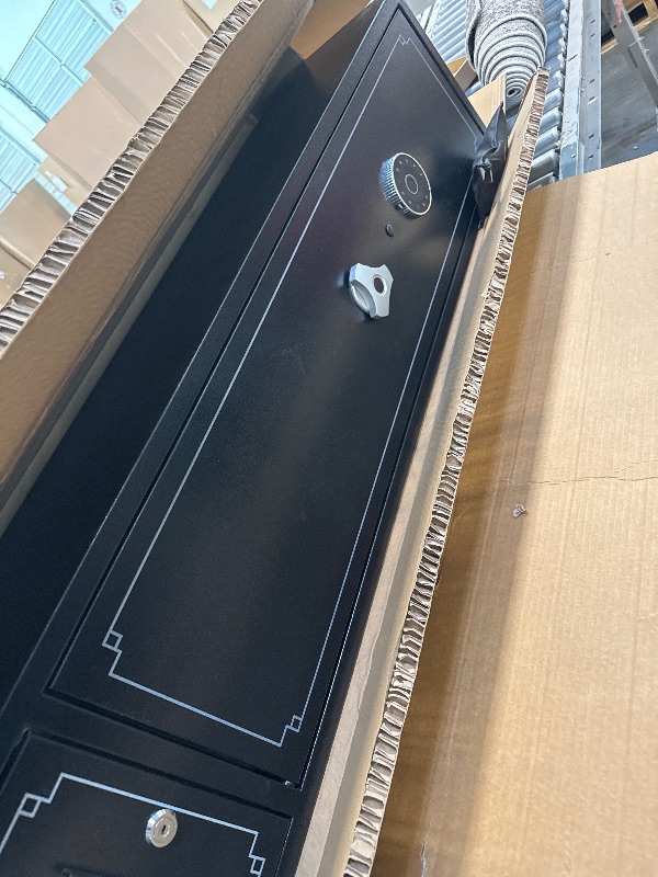 Photo 1 of ** BRAND NEW ITEM / ACCESORY BAG INCLUDED ** KAER 5-6 Gun Safe,Gun Safes for Rifle and Pistols,Gun Cabinets,Rifle Safe,GunSafes for Rifle and Shotguns,Gun Safes & Cabinets with Drawer,Indoor Gun Rack,Removable Shelf (L)