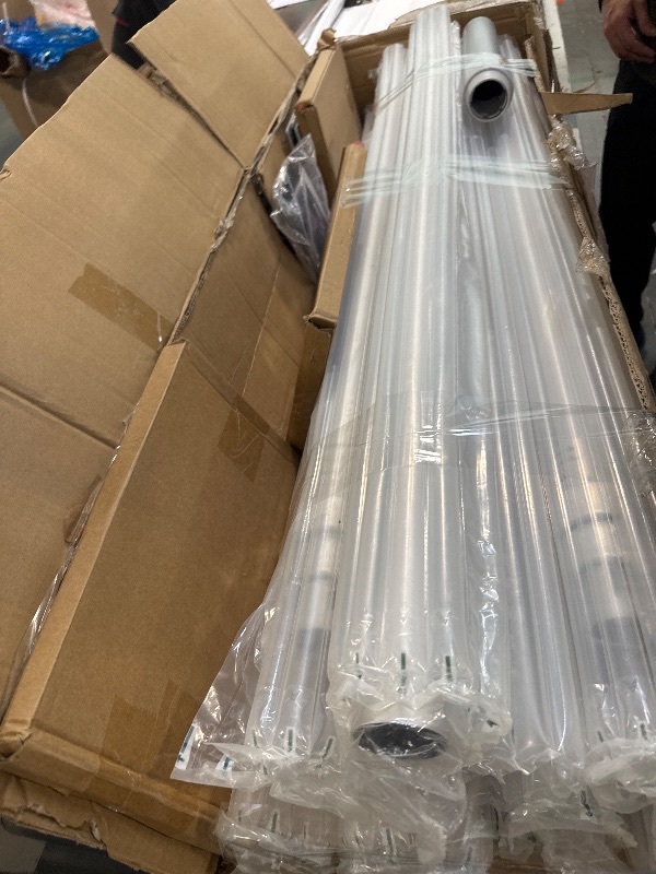 Photo 1 of ** USED ** EMART 10ft Square Backdrop Stand Heavy Duty, Pipe and Drape Photo Background Support Kit, Adjustable Metal Frame with Flat Base for Wedding Birthday Party Decorations