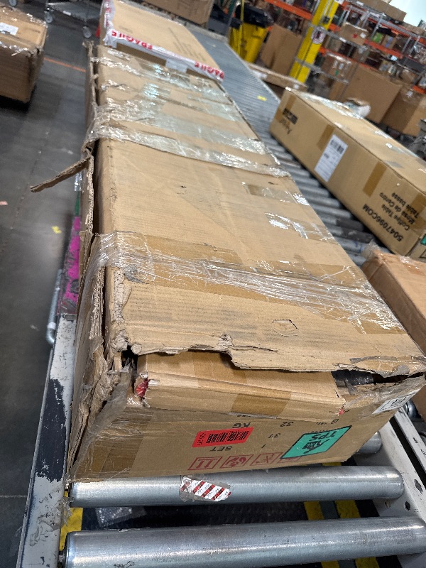 Photo 1 of ** USED ** EMART 10ft Square Backdrop Stand Heavy Duty, Pipe and Drape Photo Background Support Kit, Adjustable Metal Frame with Flat Base for Wedding Birthday Party Decorations