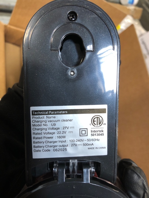 Photo 1 of ** USED **Cordless Vacuum Cleaner with Self-Standing, 40KPA Stick Vacuum Cleaners for Home, 8-in-1 Lightweight Rechargeable Vacuum, 7-Layer Filtration,Ideal for Carpet, Pet Hair, Hardwood Floors