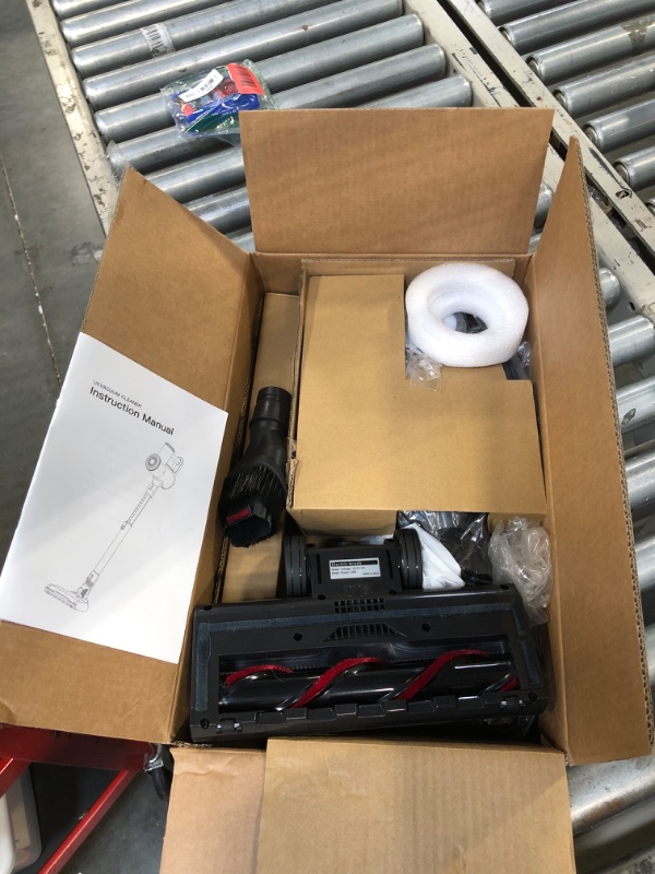 Photo 1 of ** USED **Cordless Vacuum Cleaner with Self-Standing, 40KPA Stick Vacuum Cleaners for Home, 8-in-1 Lightweight Rechargeable Vacuum, 7-Layer Filtration,Ideal for Carpet, Pet Hair, Hardwood Floors