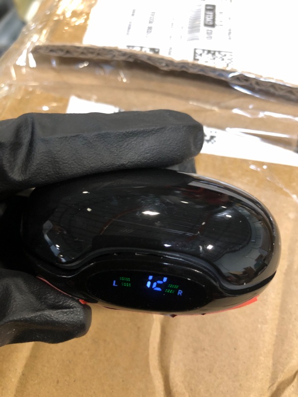 Photo 1 of ** USED * FUNCTIONAL** Boytond Ultra Ergonomic Clip-On Open Earbuds, Bone Conduction Over-The-Ear Headphones with Waterproof Design and Secure Fit for Small Ears, Obsidian Black