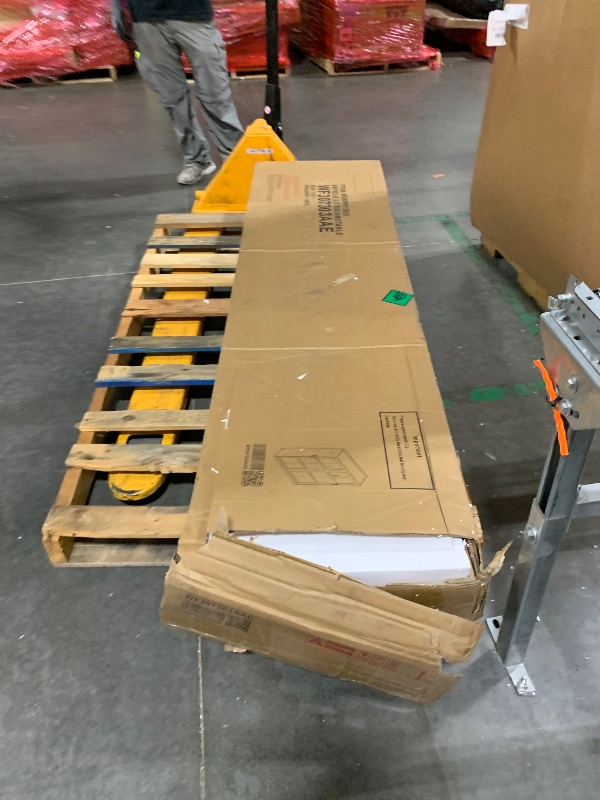 Photo 1 of ** PARTIAL SET BOX 1 OF 3 *** Murphy Bed Full with Mattress - Solid Wood - Hideaway Cabinet Bed Frame with Storage Drawers, USB Charging Ports - Space Saving Chest beds for Guest Room