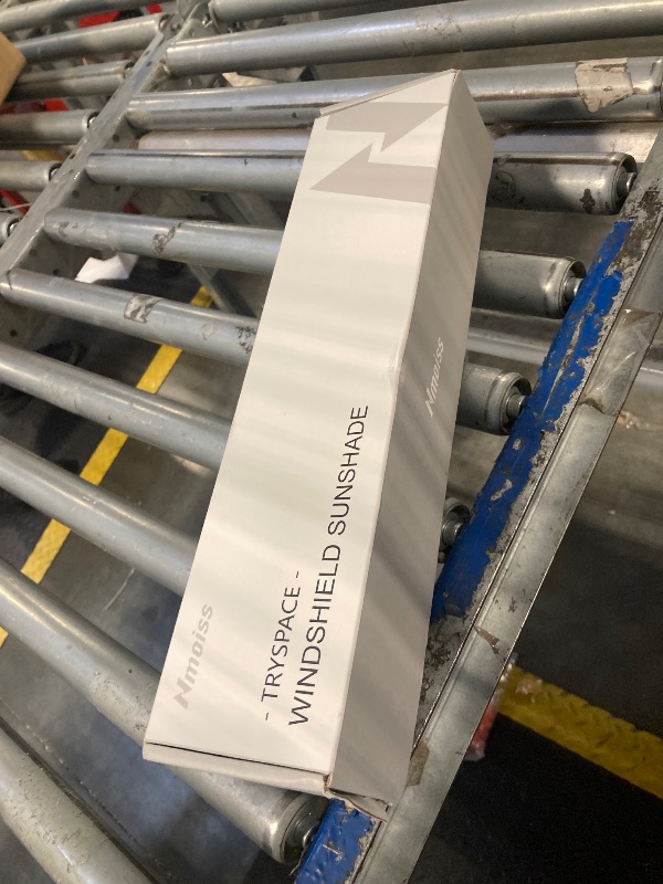 Photo 1 of [2025 Upgrade] Nmoiss Windshield Sun Shade Umbrella - [Vinyl Coating Heat Shield] Protect Car from Sun Rays & Heat Damage Keep Cool and Protect Interior, Spring Structure Edge Medium 56" L x 31" W