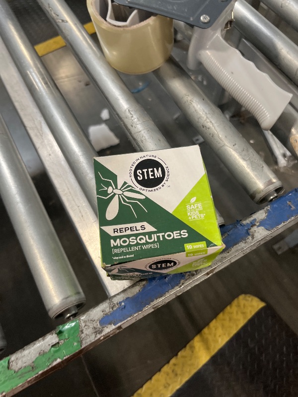 Photo 1 of ****ONLY 2****Stem Repels Mosquitoes: Mosquito Repellent Wipes With Botanical Extracts; 10 Wipes (Pack Of 1)