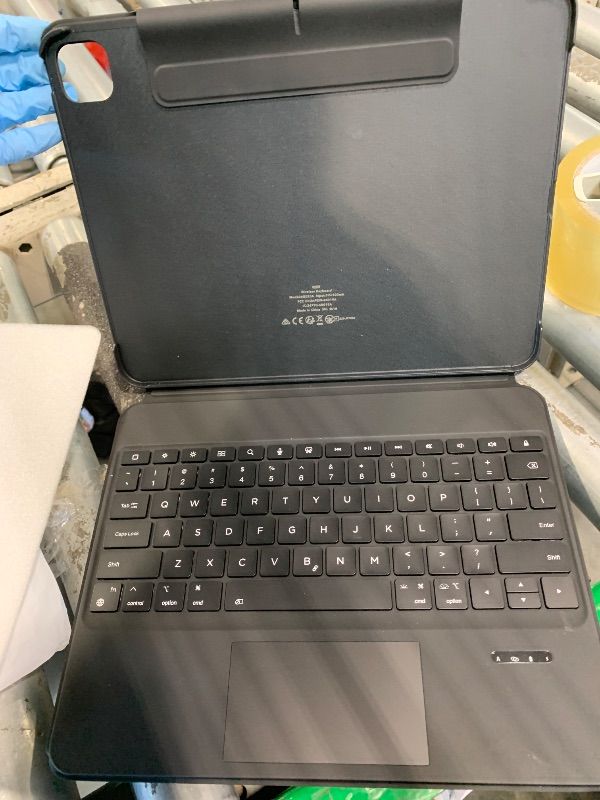 Photo 1 of ****UNKNOWN SIZE**** ESR Ascend for iPad Pro 13 Inch 2024, Keyboard Case with Trackpad, Magnetic Detachable Keyboard with Backlit Keys, Fully Adjustable Portrait/Landscape Stand, Black