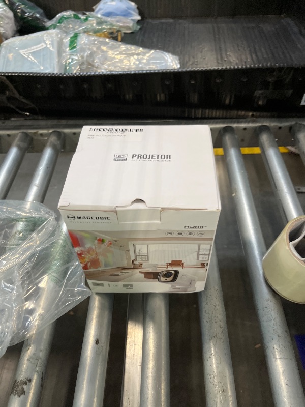 Photo 1 of ?Auto Focus&1080P?Magcubic Mini Smart Projector with 4K Support, Portable Projector with Wifi and Bluetooth, 5W Speaker, Built in Apps, Voice Control, Outdoor Movie Projector