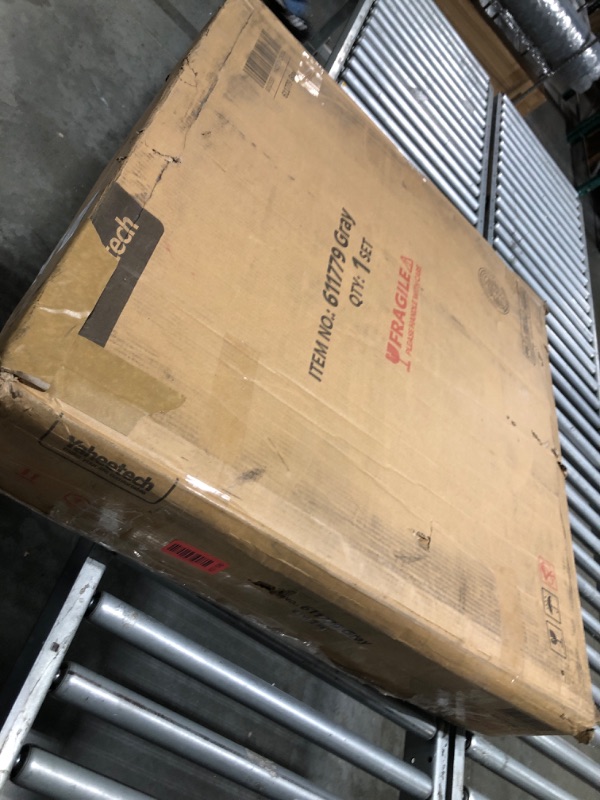 Photo 1 of ***NO CHAIRS, ONLY THE TABLE***Yaheetech Dining Table Set for 4 Industrial Kitchen T, Space-Saving Design for Apartment, Small Space, Breakfast Nook, Gray