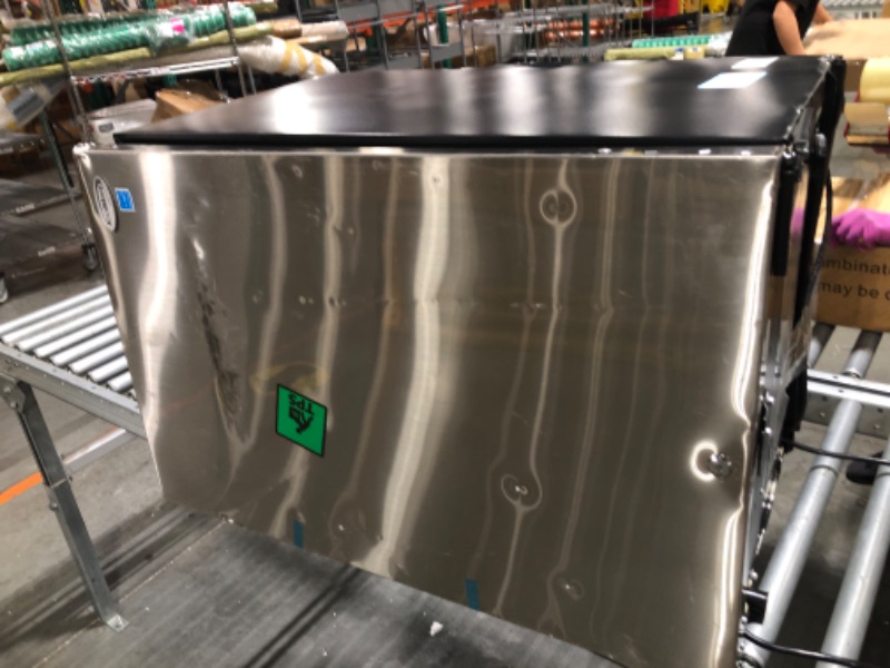 Photo 1 of ***DAMAGE AS SHOWN IN THE PHOTO***KoolMore KM-OKS-OFRC-44SS 21 in. Outdoor Refrigerator with IPX 4 Rating and Glass Shelves, 4.4 Cu. ft. in Stainless-Steel