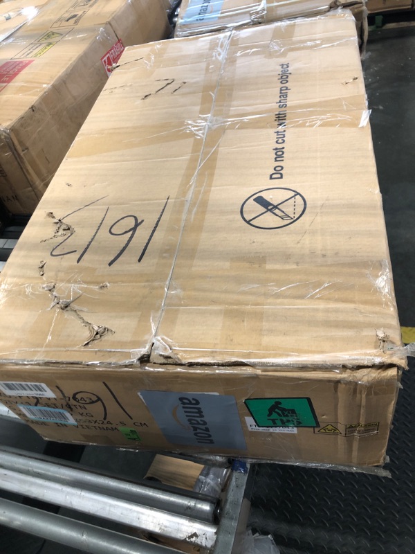 Photo 1 of ***MIRROR NOT INCLUDED***Vanity Desk with Mirror and Lights, Makeup Vanity Table Set with Power Outlets and Chair, 3 Lighting Colors, Makeup Desk with 3 Drawer and Lots Storage Shelves, Bedroom, White Dressing Table