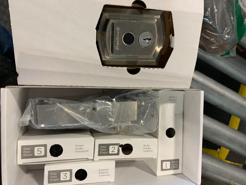 Photo 1 of ****missing key****Kwikset Halo Touch Fingerprint Wi-Fi Smart Lock, Keyless Entry Door Low Profile Deadbolt, Geofence Auto-Unlock, Grade AAA Certified, No Hub Easy Install, Satin Nickel Lifetime Finish Warranty, Arch
**a little scratched**