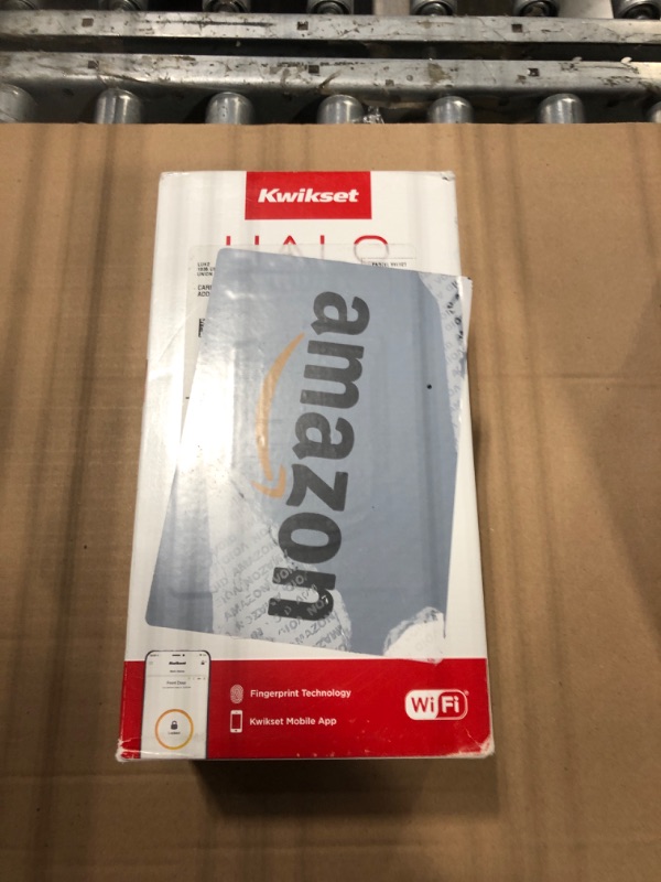 Photo 1 of ****missing key****Kwikset Halo Touch Fingerprint Wi-Fi Smart Lock, Keyless Entry Door Low Profile Deadbolt, Geofence Auto-Unlock, Grade AAA Certified, No Hub Easy Install, Satin Nickel Lifetime Finish Warranty, Arch
**a little scratched**