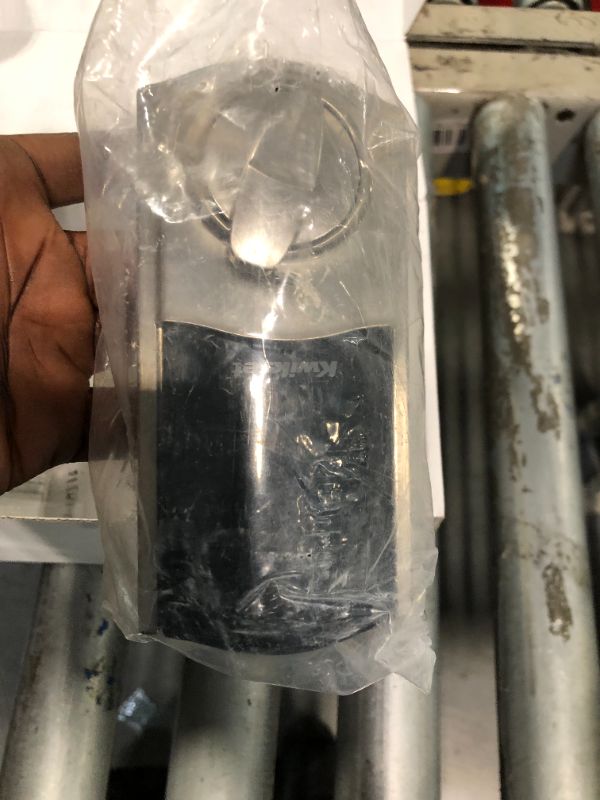 Photo 1 of ****missing key****Kwikset Halo Touch Fingerprint Wi-Fi Smart Lock, Keyless Entry Door Low Profile Deadbolt, Geofence Auto-Unlock, Grade AAA Certified, No Hub Easy Install, Satin Nickel Lifetime Finish Warranty, Arch
**a little scratched**