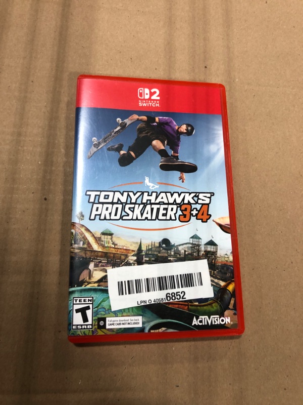 Photo 1 of ***NO cartridge only game code***Tony Hawk's™ Pro Skater™ 3 + 4 – Standard Edition – Nintendo Switch 2 [Code in box]