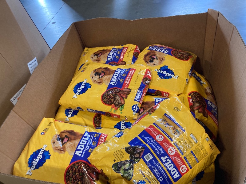 Photo 1 of ****APROX 20 BAGS***Pedigree Complete Nutrition Adult Dry Dog Food, Grilled Steak & Vegetable Flavor, 18 lb. Bag
