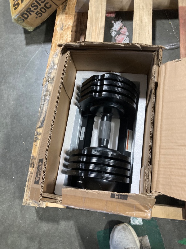 Photo 1 of ***JUST ONE DUMBBELL***Adjustable Dumbbell - 52lbs, Anti-Slip Handle & Weight Plate for Home Strength Training