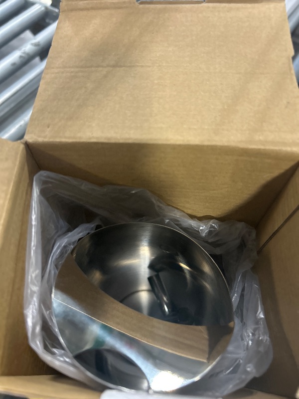 Photo 1 of * Handle broken*Hiceeden Stainless Steel Water Pitcher, 53oz/1.5L Modern Metal Pitcher with Ice Guard, Silver Carafe Drink Pitcher with Handle, Beverage Container for Iced/Hot Tea, Juice, Coffee, Milk