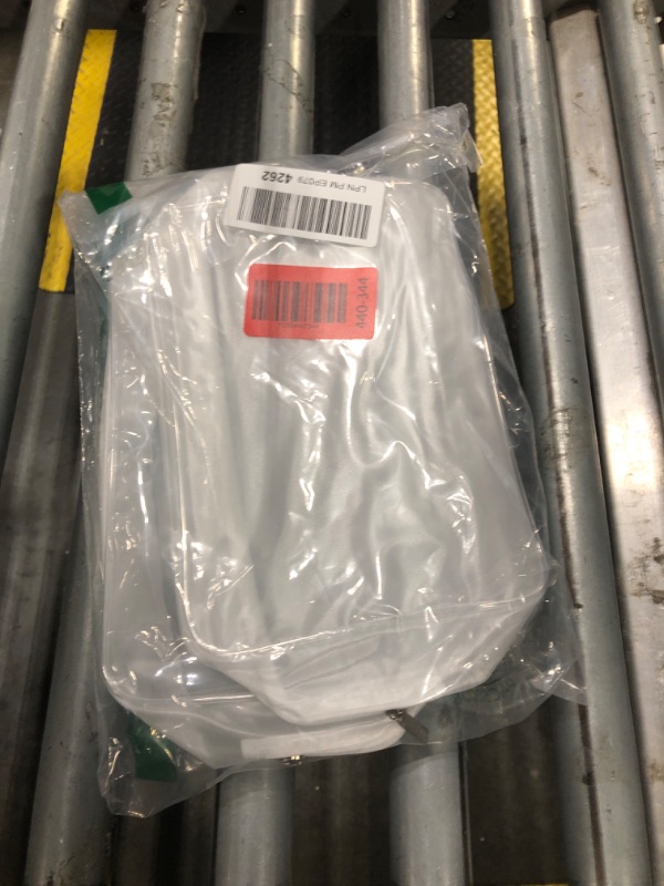 Photo 1 of ****** ONLY 3***** 6 Pack Clear Toiletry Carry Pouch with Zipper Portable Plastic Waterproof Cosmetic Bag TSA Approved for Vacation Travel Bathroom and Organizing (White, Small and Large)