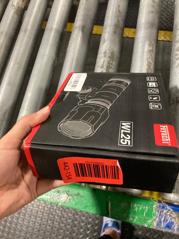 Photo 1 of ***Missing ring mount***Feyachi Tactical Flashlight 1200 Lumen LED Weapon Light,Waterproof with Picatinny/M Lock Mount, Pressure Switch Included (Fixed Picatinny Mounted)