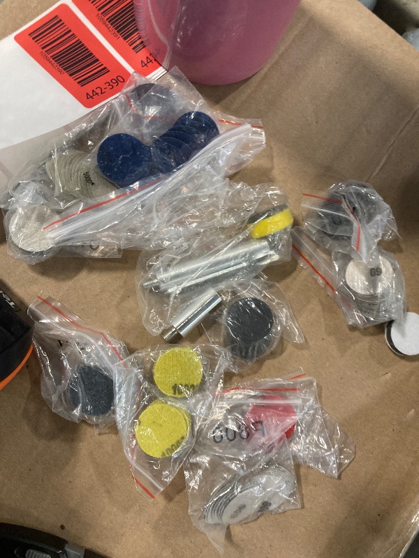 Photo 1 of ***MISSING PARTS***
SPTA Cordless Mini Car Polisher, 12V Micro Cordless Scratches Killer Car Polisher RO/DA Mini Car Polisher for polishing, Sanding and Cleaning