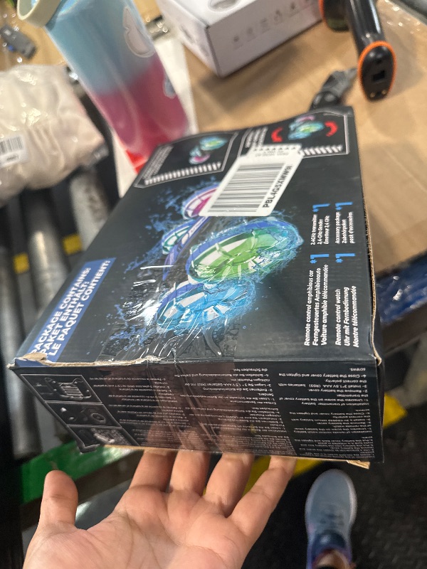 Photo 1 of **MISSING PARTS**BEZGAR Amphibious Remote Control Car - Toys for 4-12 Year Old Boys with Gesture Sensing, LED Lights, Rechargeable Battery, 4WD All Terrain Waterproof RC Cars, Birthday Gifts for Kids