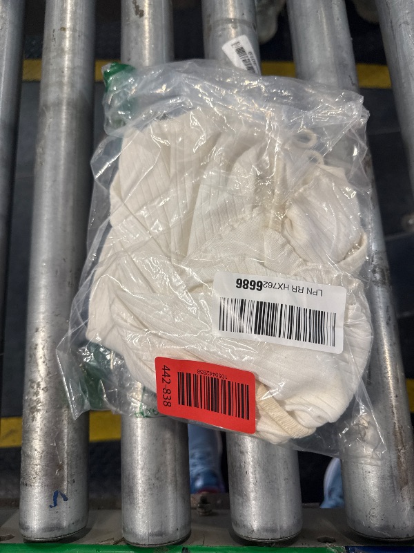 Photo 1 of **NEEDS TO BE WASHED ** Ekouaer Racerback Nightgowns for Women Sleeveless Night Gowns Ribbed Knit Sleep Shirt Spaghetti Strap Dress White S