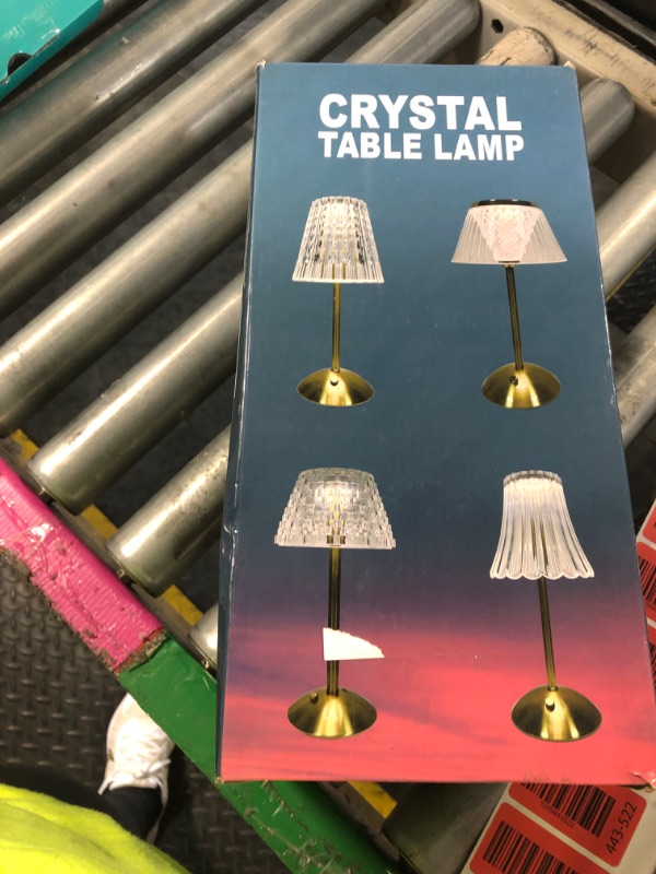 Photo 1 of ?3200mAh?Brass Table Lamp, 3 Colors+Dimmable+Touch Crystal Lamp LED Gold Lamp, Mood Lighting Mood Light, Brass Decor for Bedroom/Bathroom/Kitchen/Dinner/Bar/Entryway/Buffet, Traditional Home Decor