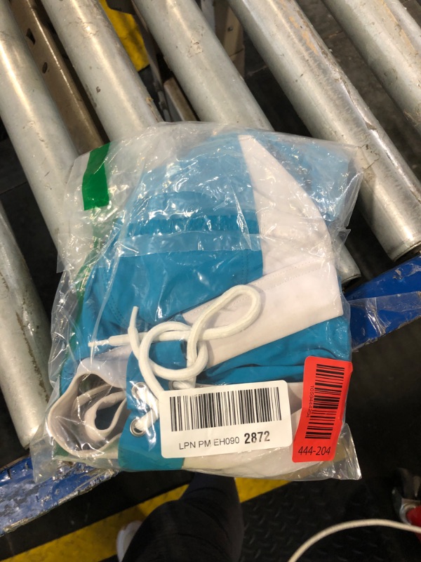 Photo 1 of **NEED TO BE CLEANED** MAGNIVIT Men's Sport Briefs Swim Long Trunks Boy Swim Shorts with Mesh Lining Peacock Blue