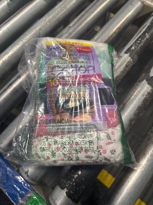 Photo 1 of ***6 pairs only*** Hanes Womens Hi-cut Cotton Underwear, Value 10-pack, Assorted High-waisted Panties (Colors May Vary) Briefs-underwear, Solid/Print Mix, 10 US