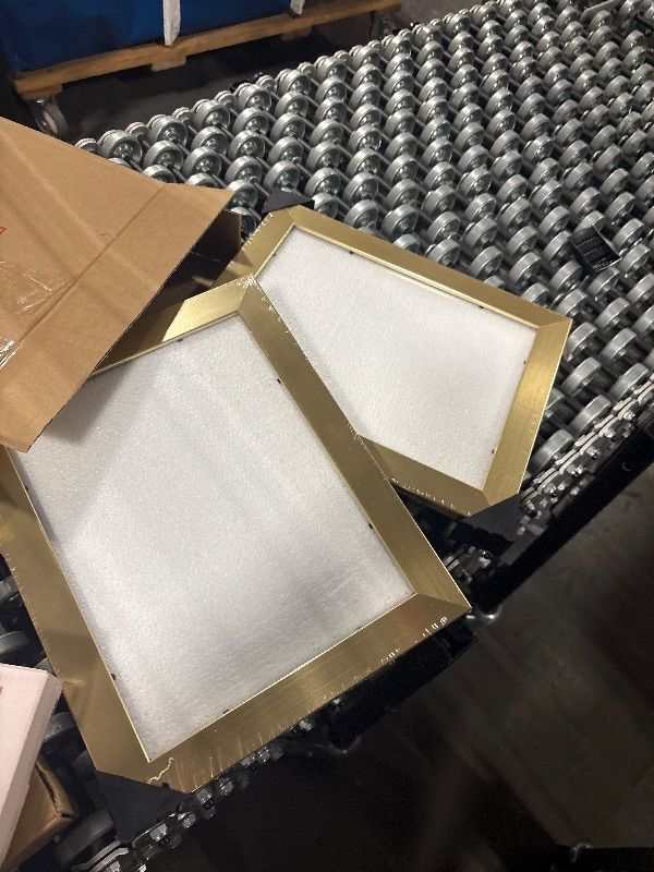 Photo 1 of [2-Pack] Kids Art Frames, 8.5x11 Front Opening Kids Artwork Frames Changeable, Gold Artwork Display Storage Frame for Wall, Holds 50 Pcs, for 3D Picture, Crafts, Children Drawing, Hanging Art,