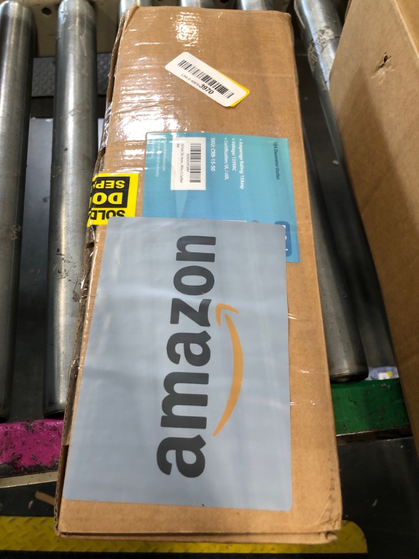 Photo 1 of (50 Pack) CML 15 Amp Decorator Wall Receptacle Outlet, Standard Electrical Outlet, Non-Tamper Resistant, 15A/125V, 2 Pole 3 Wire, White, UL Listed