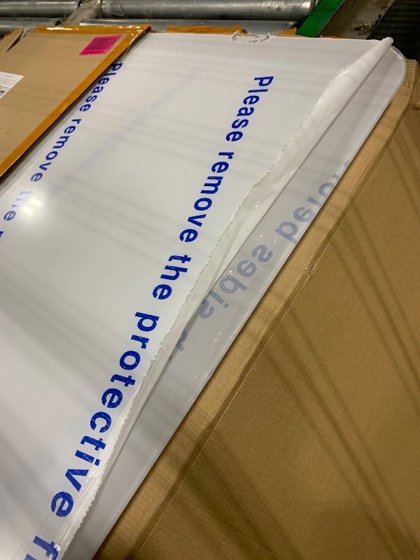 Photo 1 of [Upgraded Version] Crystal Clear 1/5" Thick 47" x 35" Heavy Duty Hard Chair Mat, Can be Used on Carpet or Hard Floor