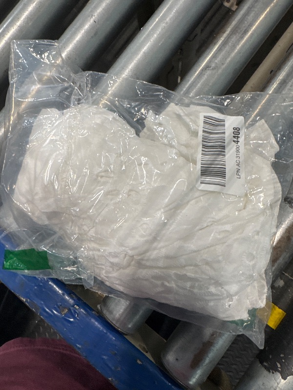 Photo 1 of ****BROKEN BUTTON LOOP***Tankaneo Womens Deep V Neck Eyelet Blouses Tops Dressy Casual 3/4 Balloon Sleeve Cotton Button Down Shirts White