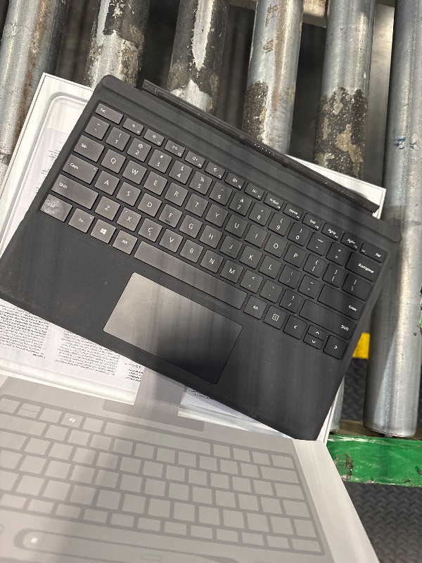 Photo 1 of **MISSING PEN***Microsoft Surface Pro Keyboard with Slim Pen 2 Bundle for Pro Copilot+ (11th Edition), Pro 9 and Pro 8, Alcantara Material, Black