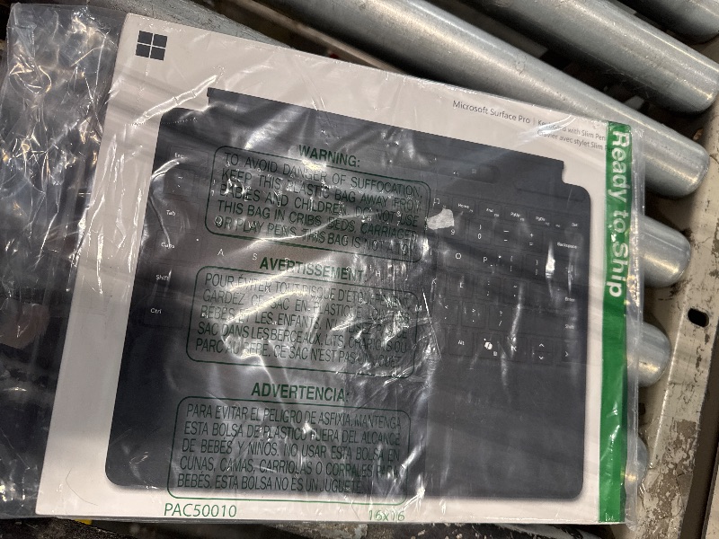 Photo 1 of **MISSING PEN***Microsoft Surface Pro Keyboard with Slim Pen 2 Bundle for Pro Copilot+ (11th Edition), Pro 9 and Pro 8, Alcantara Material, Black
