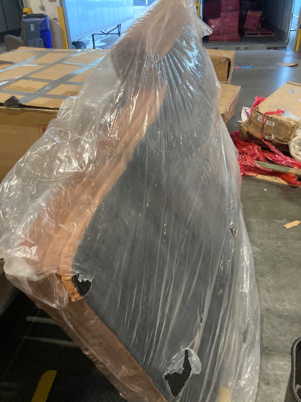 Photo 1 of ***Multiple boxes*** ***Stock photo is a similar item*** oaaktu ? Large Size Convertible Sleeper Sofa Bed,Polka dot Velvet Pull Out Futon Couch,Convertible Sofa Couch for Living Room,RV (Coffee)