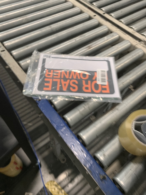 Photo 1 of ***OLNY 1****ArtSkills For Sale by Owner Signs, 4 Pack Durable Weather Resistant Styrene Plastic, 12" x 8", For Sale Sign for Vehicles, Yard Sales, Garage Sales