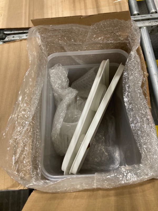 Photo 1 of ***ONLY ONE*** 2 Gallon Drink Dispenser for Fridge with Spigot Water Dispenser Leak Proof Lids Filter Screen Beverage Juice Container Sealed Plastic Lemonade Milk Cold Hot Drink Tea Jug for Party