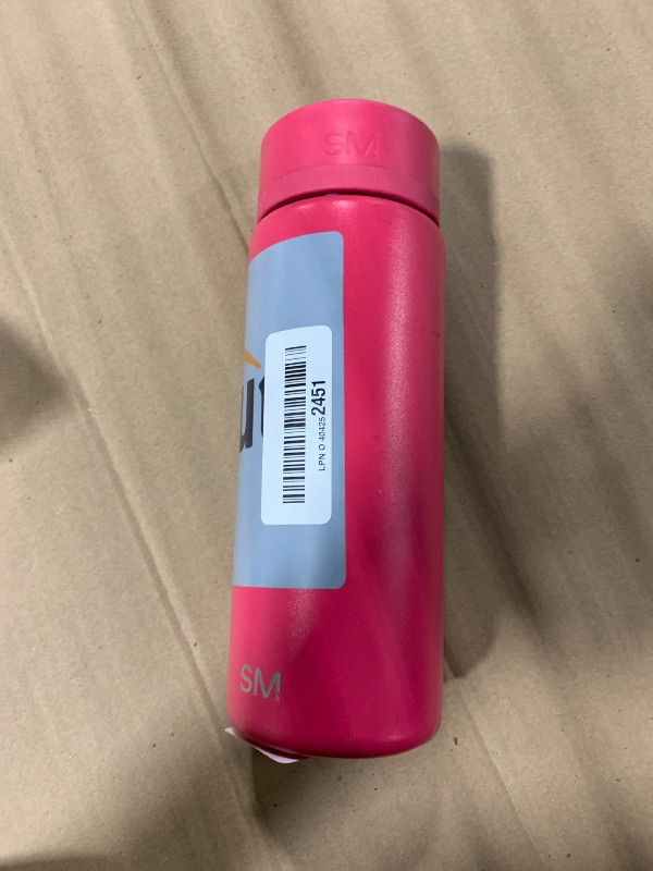 Photo 1 of ***Damaged Lid***
Simple Modern Kids Water Bottle with Straw Lid | Vacuum Insulated Stainless Steel Metal | Reusable Leak Proof BPA-Free Thermos for School | Summit Collection | 18oz, Berry Twist,